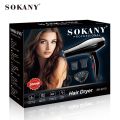 Sokany Hot and Cold Air Hair Dryer: 3-in-1 with Concentrator and Diffuser Attachments. 