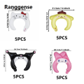 Ranggense Hot Selling 10/20pcs Pudding Dog Kuromi KT Cat Melody Headwear Balloon, Wearing Birthday Party Decoration on the Head. 