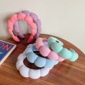 Enacolor Minimalist Candy Colored Cloud Sponge Hairbands for Women Girl Autumn Winter Temperament Bundle Hair Hoop Accessories. 