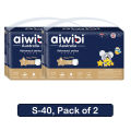 Aiwibi Diaper Pant style S-40 Pack of 2 Astronaut Series. 