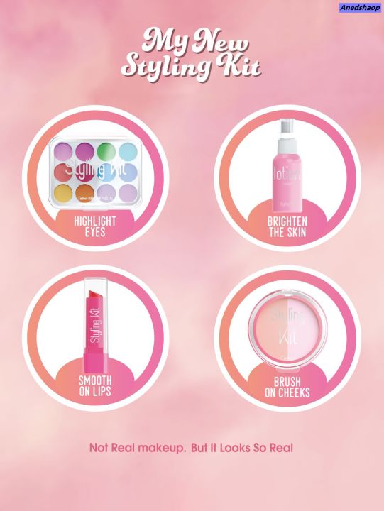 NEW%20Anedshaop%20Luxury%20Pretend%20Makeup%20Toy%20Set%20For%20Girls,%20Children'S%20Performance%20Handbag,Princess%20Role%20Play%20Toy,Portable%20Design%20Princess%20Cosmetics%20Bag%20-%20Image%203