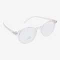 Round Shape Plastic Frame Normal  Glasses For Unisex. 