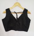 Readymade Black Blouse For Women Traditional Saree or Lehengas. 