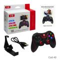 V8 Bluetooth Wireless Gaming Controller with Receiver, Joystick BT3.0 For iOS/Android/Smart T.V/PC Gamepad Joystick. 