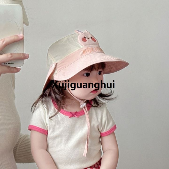 Xujiguanghui%20Casual%20Wide%20Brim%20Peaked%20Cap%20Cartoon%20Animals%20Breathable%20Baby%20Sun%20Protection%20Hat%20Streetwear%20Quick%20Dry%20Children%20Fishman%20Hat%20Boys%20-%20Image%202