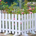 2pcs Doorway Barrier Plastic Courtyard Fence Practical Durable Garden Fence Creative Universal Guardrail Villas. 