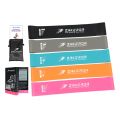 ZAKERDA Resistance Loops Exercise Booty Bands Workout Stretching Home Fitness Pilates Yoga Equipment Training Set of 5 - Squat Band. 