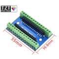 NANO V3.0 Controller Terminal Adapter Expansion Board NANO IO Shield Simple Extension Plate For Arduino AVR ATMEGA328P. 
