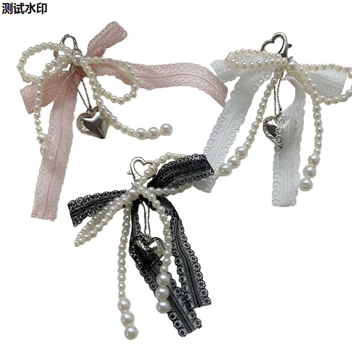 Country%20Y2K%20Beauty%20Car%20Keychain%20Han%20Sweet%20Pearl%20Bow%20Ladies%20Keychain%202025%E6%96%B0%E5%93%81%EF%BC%8CJinnikaiji%20Heart%20Shaped%20Lace%20Pendant%20Bag%20Pendant%20Accessories%202025%20New%20Gifts%20-%20Image%206