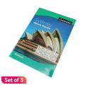 Classmate Green Sydney Opera House Printed A4 Notebook Set of 3. 