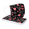 10pcs Valentine's Day Disposable Face Mask For Adult Couples Valentines Masks With Design Cute Masks Pm2.5 Protection Masken. 