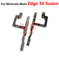 NEW For Motorola Moto Edge 40 30 20 Ultra fusion Pro Lite Plus G200 S30 2021 UW Power Volume Side Button Flex Cable. 