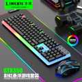 GTX350-Mechanical RGB Gaming Keyboard And Mouse Combo For PC And Laptop. 