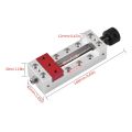Mini Drill Press Vise 2.56-Inch Jaw Width Flat Clamp Bench Vise for Carving Engraving Machine Bench Drill Watch Repairing. 