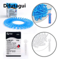 Difutagui High Quality 100pcs 23/26/28/30/33G Lancet Pen Adjustable Depth Blood Sampling Glucose Test Pen Lancing Device for Diabetics Blood Collect. 