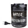 Plastic Water Over Flow Tank Alarm with Voice Sound/Water Sensitive Overflow Alarm- (Black). 