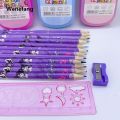 Wenefang Sanrio Cinnamoroll Colored Pencils Set Anime Cartoon Kuromi Hello 2025 Kitty Patterns Natural Wood Colored Pencils Drawing Pencils. 