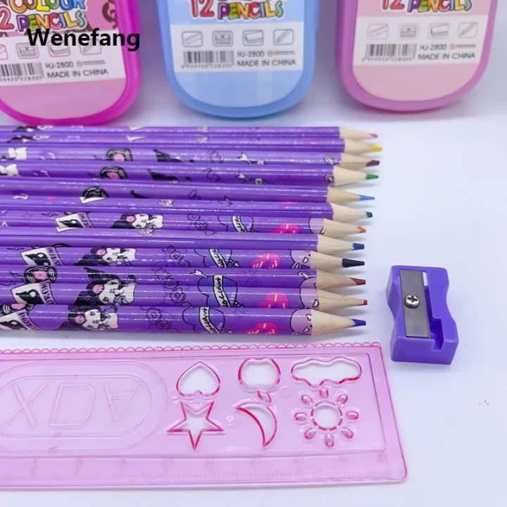 Wenefang%20Sanrio%20Cinnamoroll%20Colored%20Pencils%20Set%20Anime%20Cartoon%20Kuromi%20Hello%202025%20Kitty%20Patterns%20Natural%20Wood%20Colored%20Pencils%20Drawing%20Pencils%20-%20Image%205