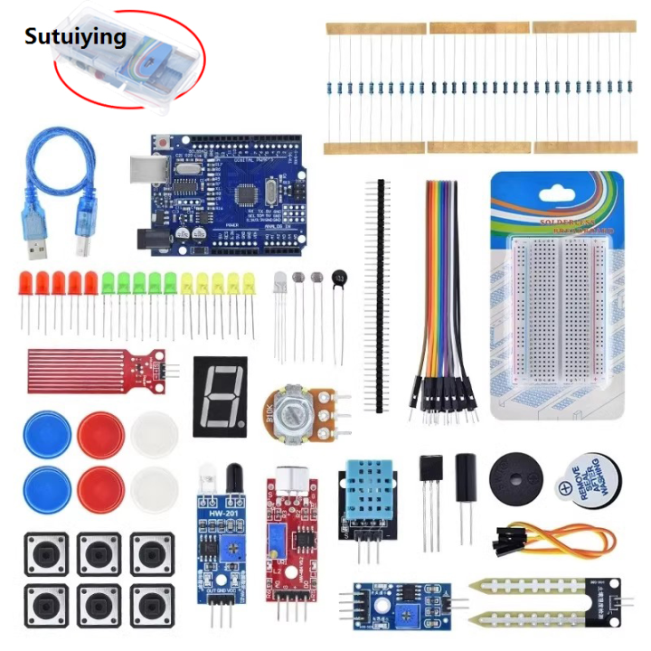 Sutuiying%20Basic%20Starter%20Kit%20for%20Arduino%20Uno%20Set%20R3%20DIY%20New%20style%20Kit%20-%20R3%20Board%20/%20Breadboard%20+%20Retail%20Box%20-%20Image%205