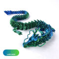 Chinese Dragon Fish Tank Landscaping Decoration 60cm 3D Printed Articulated Dragon. 