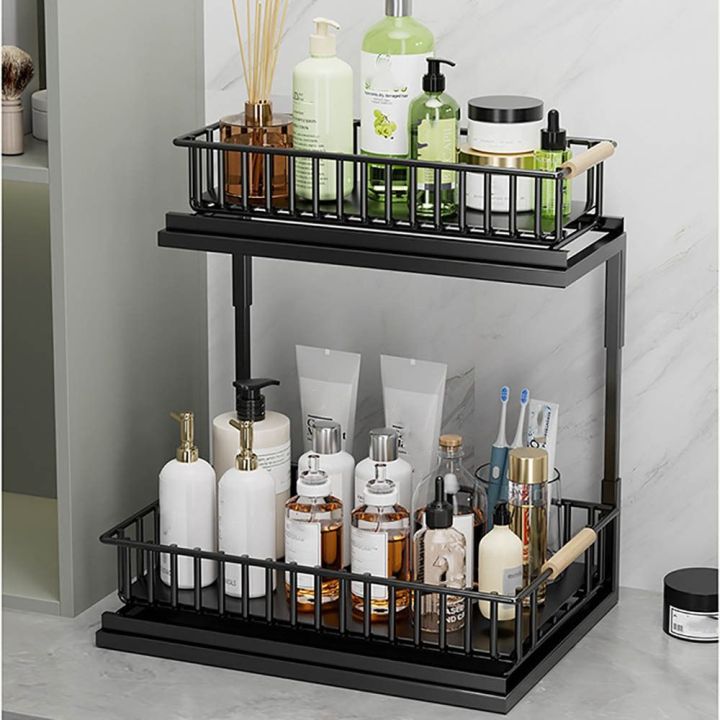 Multifunctional%20Carbon%20steel%20Under%20Sink%20Organiser%20Upgraded%202%20Tier%20Kitchen%20Organizer%20Black/White%20Sink%20Storage%20Shelf%20Bathroom%20-%20Image%206