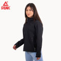PEAK Woven Jacket Black for Women FW2223042. 