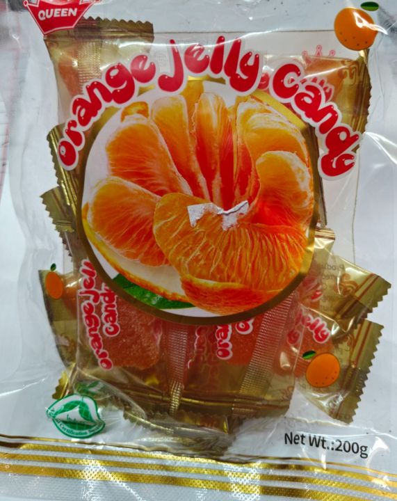 Orange Soft Jelly Candy 200Gm