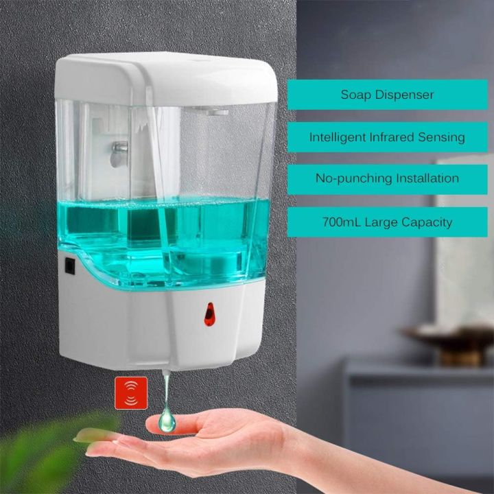 Wall Mounted ABS Plastic Automatic Sensor Soap Dispenser 700ML