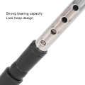 Adjustable Walking Cane with 4 Base Anti Slip Steel Tube Flexible Stick Assistant for Senior Disabled. 