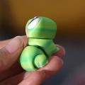 Kawaii Joint Movable Simulation Gecko Frog Model Green Frogs Craft Decor Pet 3D Printing Toys Cartoon Collection Frog Animals Ornaments Computer Ornament. 
