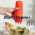 Haodeguiguo Hole twist cap squeeze bottle 1/3/5 pieces random 3 food grade plastic ketchup 【2025 Version】 mustard mayonnaise olive oil bottle kitchen tools squeeze bottle. 