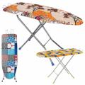 Heavy Folding Ironing Board / Iron Board Table With Iron Stand For Home (Color May Vary, Assorted Colo. 