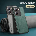 AnDyH For Vivo Y27 5G Phone Case Skin Feel Leather Soft Silicone All Inclusive Lens Cover Casing. 