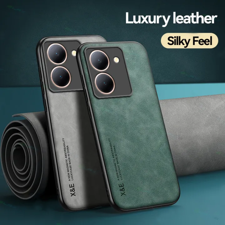 AnDyH%20For%20Vivo%20Y27%205G%20Phone%20Case%20Skin%20Feel%20Leather%20Soft%20Silicone%20All%20Inclusive%20Lens%20Cover%20Casing%20-%20Image%202