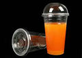 Transparent Glass With Lid 480ml 100pcs/pkt. 