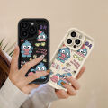 Clownfish Nemo Graffiti Cover Compatible for IPhone 15 11 14 13 6 6s 12 Pro Max 7Plus XR XS Max X 7 8 Plus SE Angel Eyes Shockproof Solid Color Soft Case. 