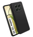 Silicone Case for Realme 12 / 12x 5G - Camera Protective Flexible Phone Back Cover - Black. 