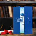 2024 Graduation Guest Book Alternative, Class of 2024 Graduation Party Decorations, Graduation Easy to Use Blue. 