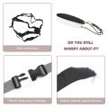 Saxophone Neck Strap, Alto Sax Neck Strap, Clarinet Neck Strap White Leather Neck Band, White+Black. 