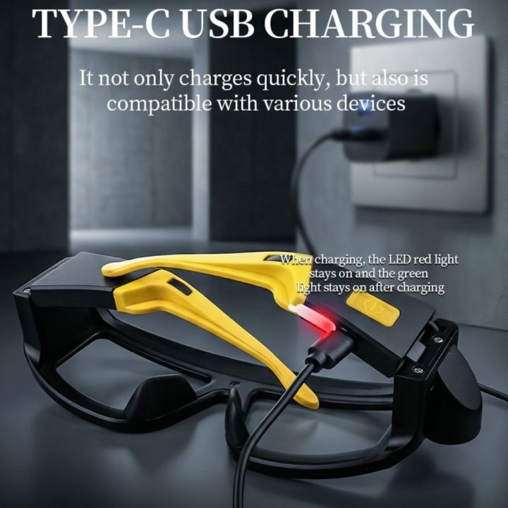 Compact%205%20Modes%20LED%20Glasses%20Headlights%20Windproof%20Waterproof%20Multifunctional%20Headlamp%20COB%20Lightweight%20Eyeglass%20Lamp%20Mechanic%20Work%20-%20Image%208