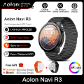 Ranggense Luxury Aolon Navi R3 Smart Watch for Men GPS 1.43 Inch AMOLED 3ATM Waterproof Smart Watch Compass Altimeter Running Pace Smartwatch Original Sports Smart watch. 