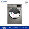 Hyundai 9 KG  Front Load Washing Machine with Dryer  | HYWM-FL09-BLCK. 