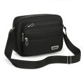 New Nylon Men Crossbody Bags Black Brown Blue Green Rectangle Shoulder Bag Large Satchel Travel. 