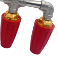 NCANRUI Rotating Nozzle Triple Nozzle Pressure Washer Spare Tip for Deck Floor Window Cleaning Car Wash. 