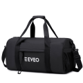 Everesco Eveo Optimo 28L Duffel Bag For Men Waterproof Gym Travel Bag With Shoe Compartment Black. 