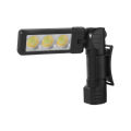 Portable Flashlight 6-Modes Dimming Handheld Worklight Rechargeable Waterproof Design Portable Gym Lamp Foldable Portable 180-Degree Rotation COB LED Work Light Construction. 