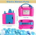 Portable Electric Balloon Air Pump – Dual Nozzle Balloon Inflator with Tying Tool, 3-Second Fast Inflation, 110V/220V Plug-In | Shock-Resistant Balloon Blower for Parties, Weddings & Birthdays. 