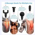 Mini Massage Gun with Adjustable Speed / Compact and Silent Portable Muscle Relaxation Vibration Massage Fitness Device. 
