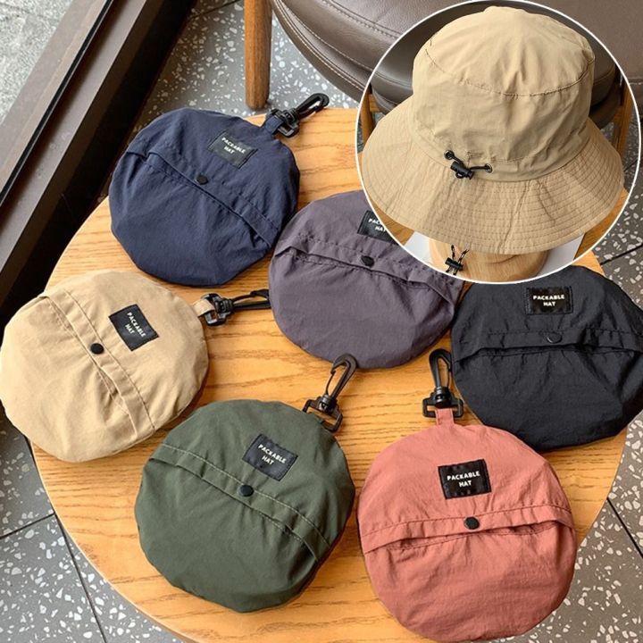 Mini%20Waterproof%20Foldable%20Bucket%20Hat%20Portable%20Wide%20Brim%20Fishing%20Hat%20Adjustable%20with%20Storage%20Bag%20Fisherman%20Cap%20Women%20-%20Image%208