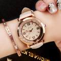 【FOOT SOFA】LSVTR genuine ladies watch flowing water diamond British watch Korean fashion student belt watch female models. 